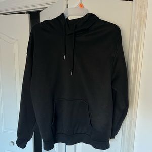 Black hoodie sweatshirt